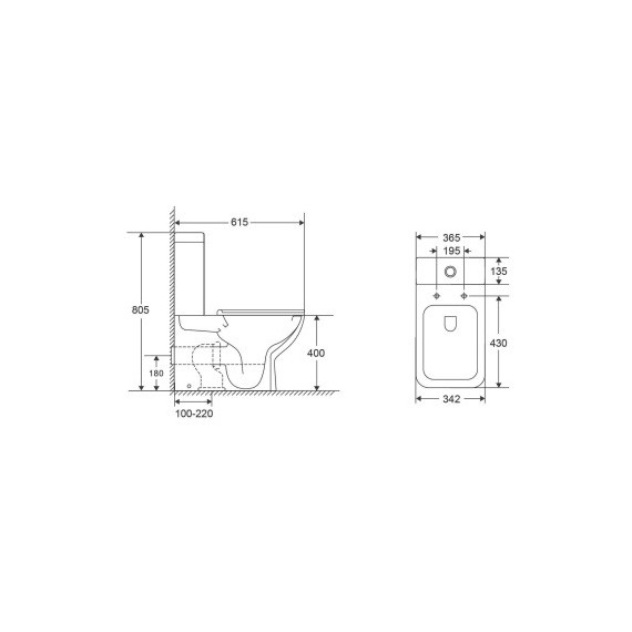 Унитаз-моноблок безободковый Azario VARO AZ-2171 с тонкой крышкой микролифт фото 16