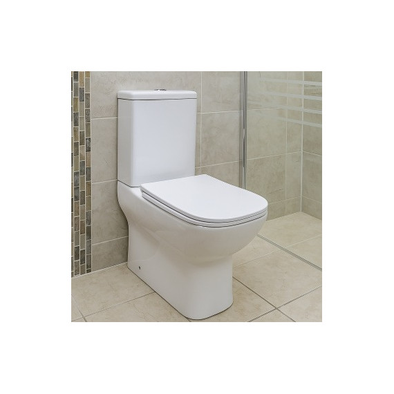 Унитаз-моноблок безободковый Azario VARO AZ-2171 с тонкой крышкой микролифт фото 15