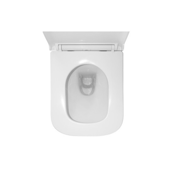 Унитаз-моноблок безободковый Azario VARO AZ-2171 с тонкой крышкой микролифт фото 7