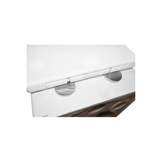 Унитаз подвесной безободковый Azario BONELLE AZ-2801E с тонкой крышкой микролифт (Система смыва торнадо) фото 8