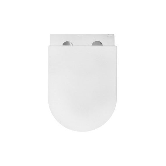 Унитаз подвесной безободковый Azario BONELLE AZ-2801E с тонкой крышкой микролифт (Система смыва торнадо) фото 4