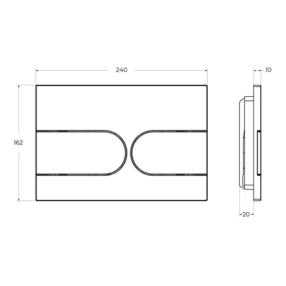 Кнопка смыва BelBagno BB-11-CRM фото 3