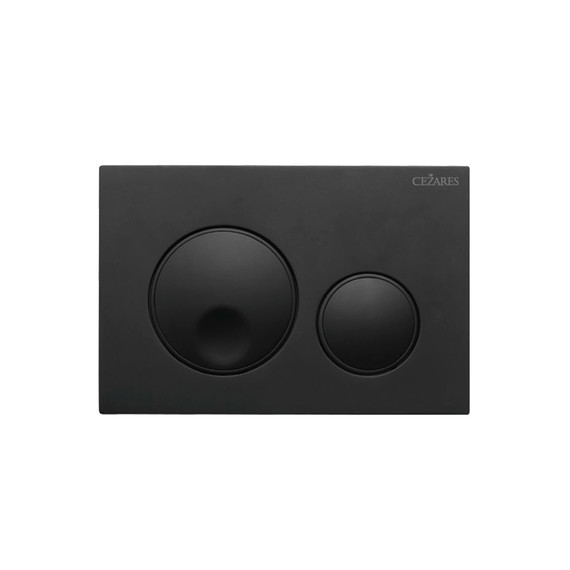 Кнопка смыва Cezares Relax RELAX-BTN-NOP, чёрный матовый фото 