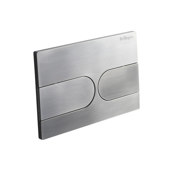 Кнопка смыва BelBagno BB-11-GM, оружейная сталь фото 2