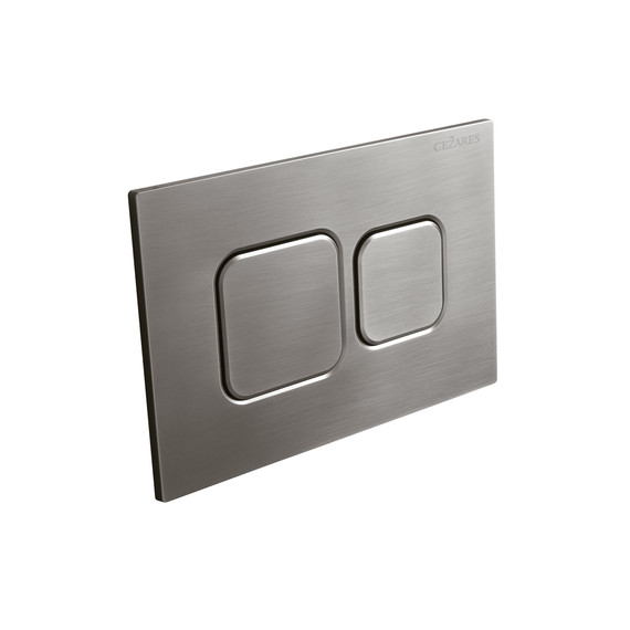 Кнопка смыва Cezares Pneumatic PN2-BTN-GM, оружейная сталь фото 2