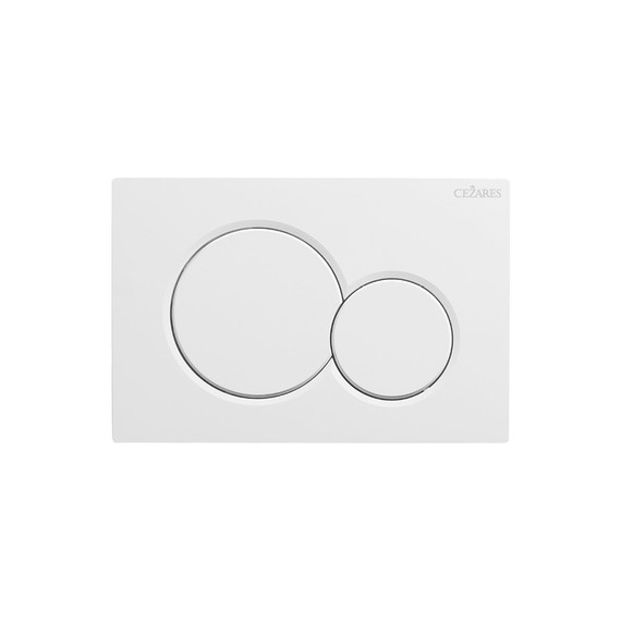 Кнопка смыва Cezares Stylus STYLUS-BTN-BL, белый глянцевый фото 