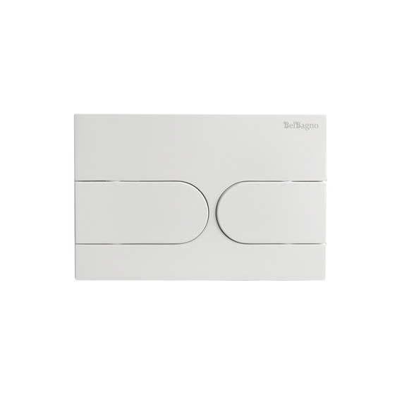 Кнопка смыва BelBagno BB-11-BL, белый глянцевый фото 