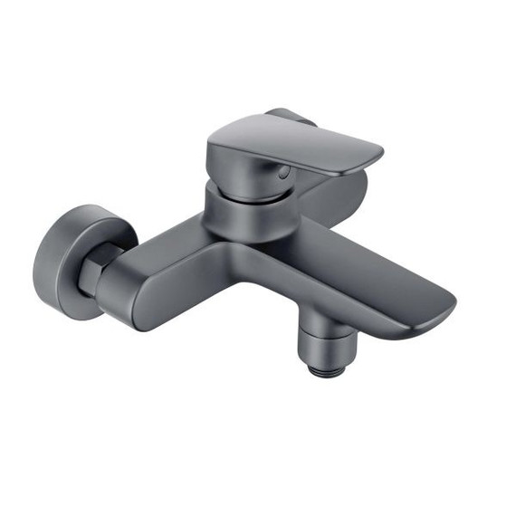 Смеситель для ванны Aquatek Вега AQ1040BGM, оружейная сталь фото 