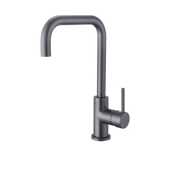 Смеситель для кухни Aquatek Вега AQ1080BGM, оружейная сталь фото 