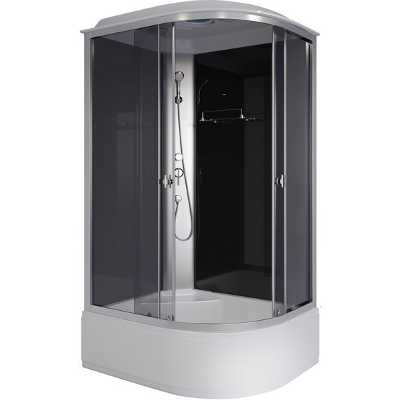 Душевая кабина Niagara Eco 100x70 см E100/70/40L/TN, серебро/тонированное (безсиликоновая сборка) фото 2