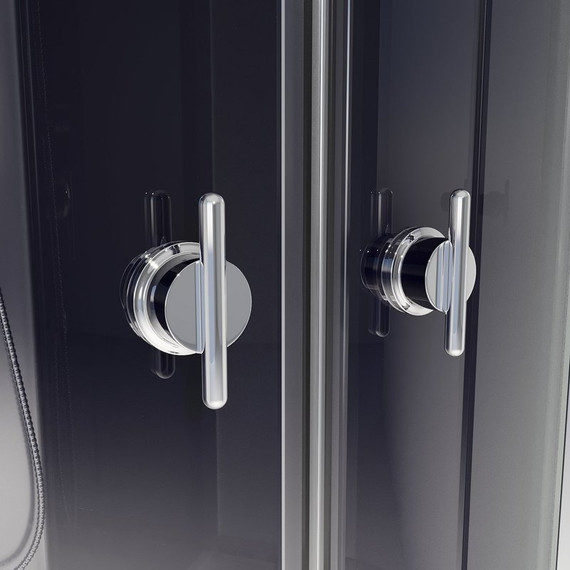 Душевая кабина Niagara Eco 100x70 см E100/70/40L/TN, серебро/тонированное (безсиликоновая сборка) фото 8