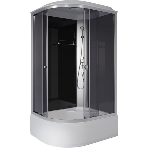 Душевая кабина Niagara Eco 100x80 см E100/80/40R/TN, серебро/тонированное (безсиликоновая сборка) фото 2