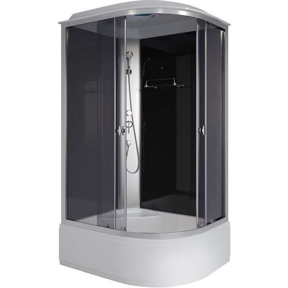 Душевая кабина Niagara Eco 110x80 см E110/80/40L/TN, серебро/тонированное (безсиликоновая сборка) фото 2