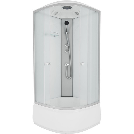 Душевая кабина Niagara Eco 90x90 см E90/40/MT, хром/матовое (безсиликоновая сборка) фото 2