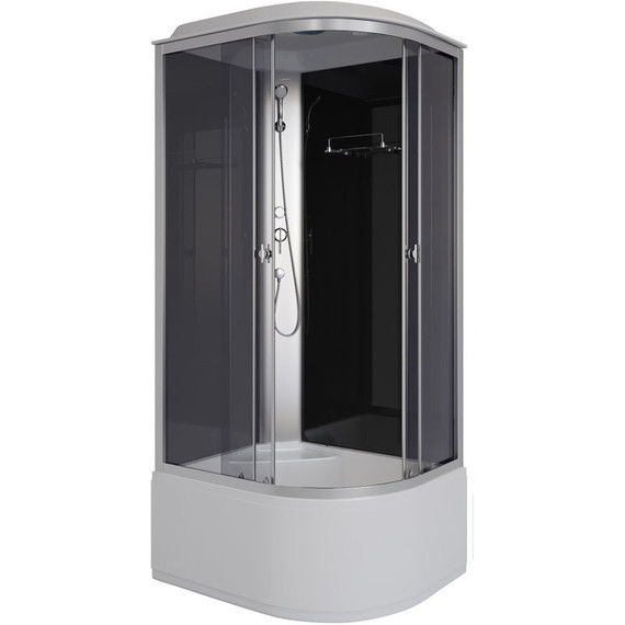 Душевая кабина Niagara Eco 90x70 см E90/70/40L/TN, серебро/тонированное (безсиликоновая сборка) фото 2