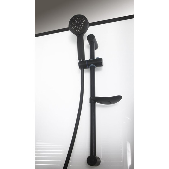 Душевое кабина Grossman Classic 90x90 см GR271QL, чёрный/узор фото 2