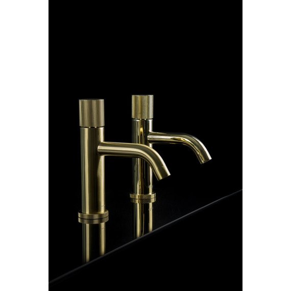 Смеситель для раковины Boheme Stick 121-GG.3, золото фото 2