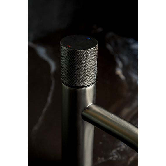 Смеситель для раковины Boheme Stick 121-GM.2, графит фото 2