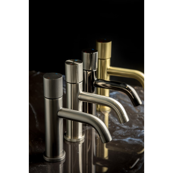 Смеситель для раковины Boheme Stick 121-SGM.2, графит глянец фото 3