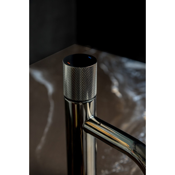 Смеситель для раковины Boheme Stick 121-SGM.2, графит глянец фото 2