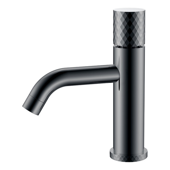 Смеситель для раковины Boheme Stick 121-SGM, графит глянец фото 