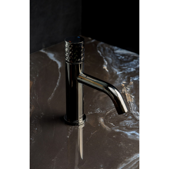 Смеситель для раковины Boheme Stick 121-SGM, графит глянец фото 2