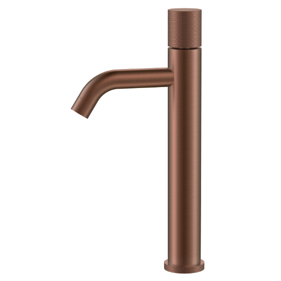 Смеситель для раковины высокий Boheme Stick 122-BRB.2, брашированная бронза фото 
