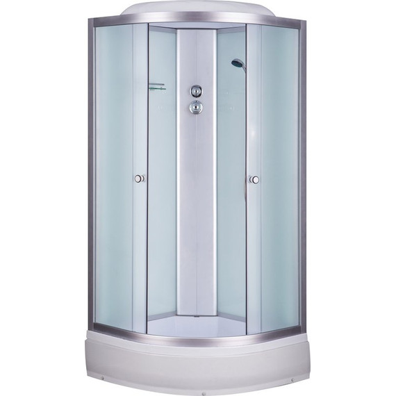 Душевая кабина Niagara Classic 100x100 см NG-3302-14, хром/матовое фото 