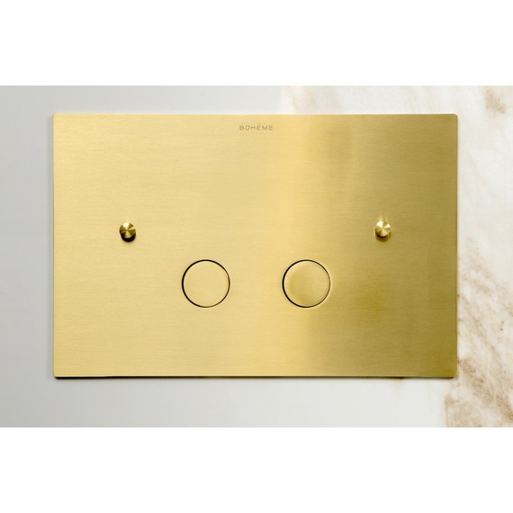Кнопка смыва Boheme 647-MG, золото матовое фото 3