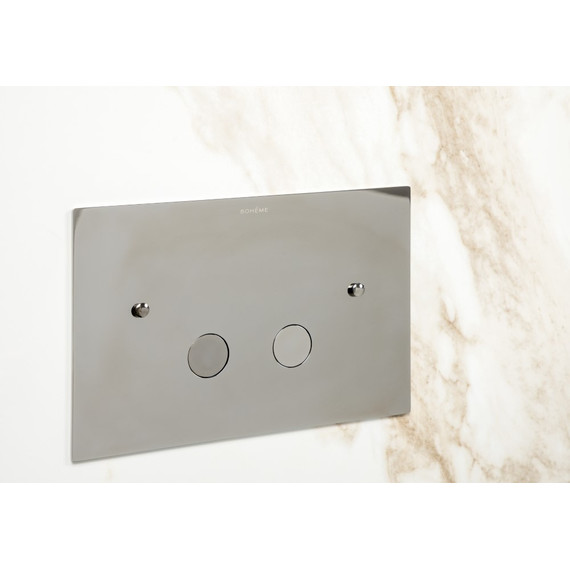 Кнопка смыва Boheme 647-SGM, графит глянец фото 3