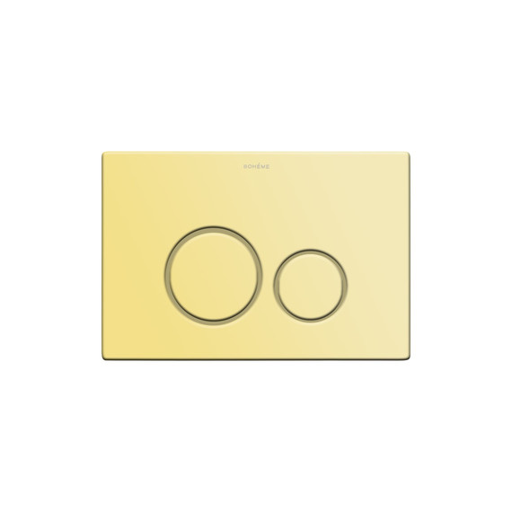 Кнопка смыва Boheme 649-G, золото фото 