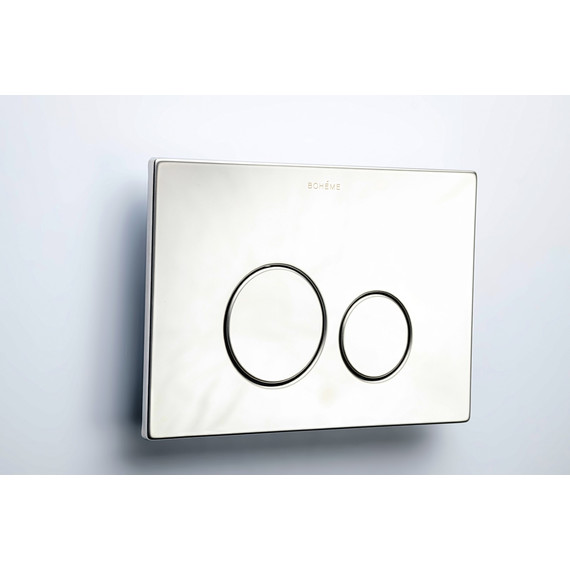 Кнопка смыва Boheme 649-SGM, графит глянец фото 2
