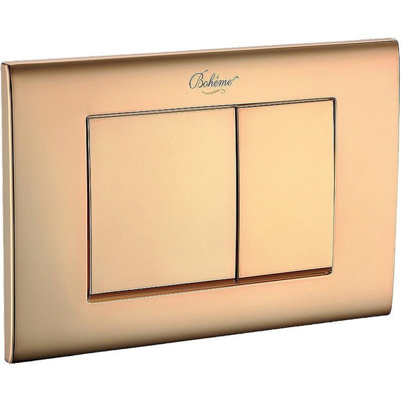 Кнопка смыва Boheme 655, золото фото 