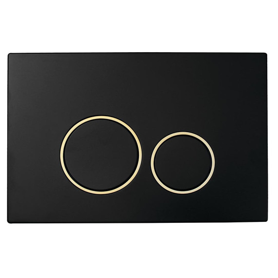 Кнопка смыва Boheme 663, чёрный фото 