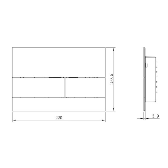 Кнопка смыва Boheme 670-BR, бронза фото 2
