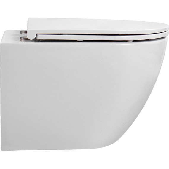 Инсталляция с подвесным унитазом комплект: TECEbase 2.0 9400413 с подвесным безободковым унитазом Aquatek Европа AQ1900T-00 сиденье микролифт, крепление, кнопка смыва белая (система смыва Торнадо) фото 14