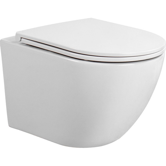 Инсталляция с подвесным унитазом комплект: TECEbase 2.0 9400413 с подвесным безободковым унитазом Aquatek Европа AQ1900T-00 сиденье микролифт, крепление, кнопка смыва белая (система смыва Торнадо) фото 12