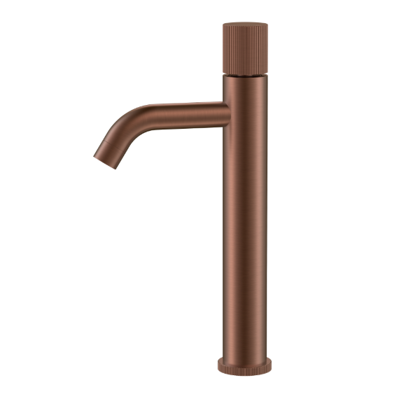Смеситель для раковины высокий Boheme Stick 122-BRB.3, брашированная бронза фото 