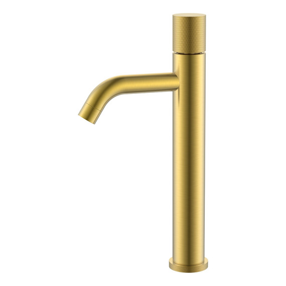 Смеситель для раковины высокий Boheme Stick 122-MG.2, золото матовое фото 