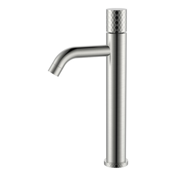 Смеситель для раковины высокий Boheme Stick 122-NB, никель фото 