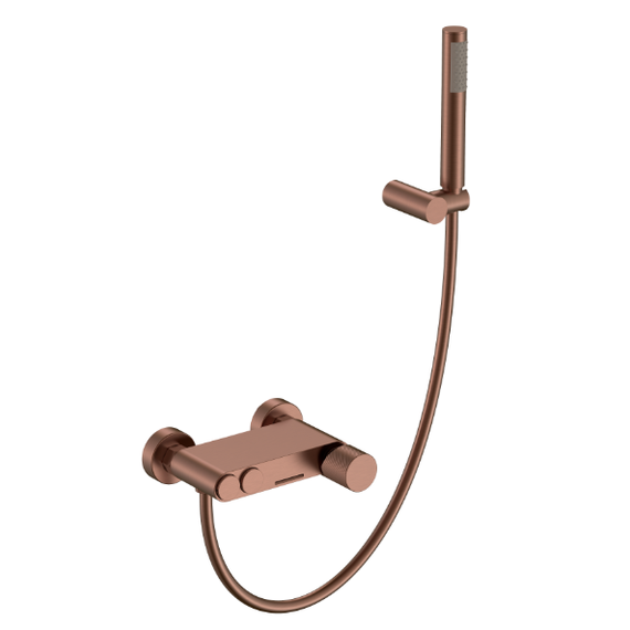 Смеситель для ванны Boheme Stick 123-BRB.4, брашированная бронза фото 