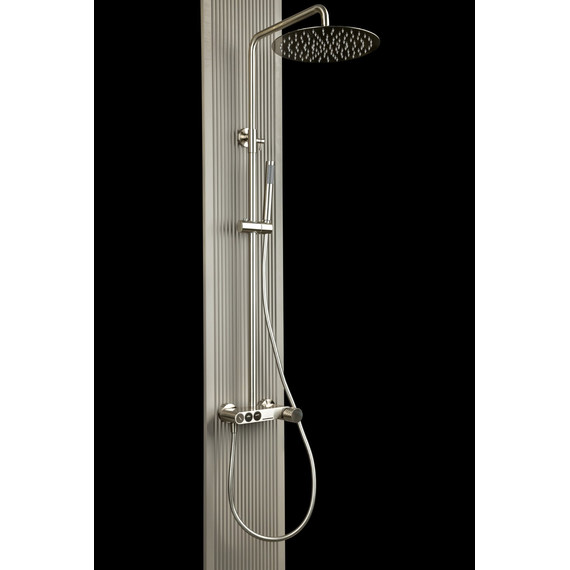 Смеситель для ванны Boheme Stick 123-NB, никель фото 3