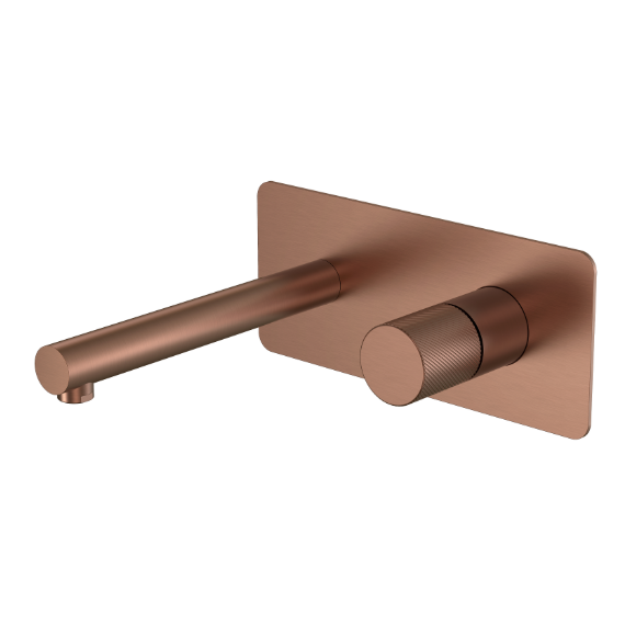 Смеситель для раковины настенный Boheme Stick 125-BRB.4 (со скрытой частью) брашированная бронза фото 