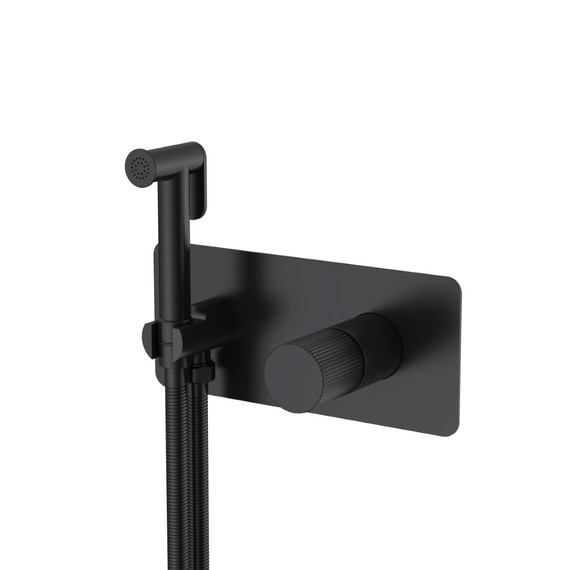 Набор для гигиенического душа Boheme Stick 127-BB.3 (со скрытой частью) чёрный фото 