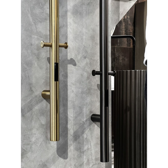 Полотенцесушитель электрический Boheme Uno П1 1500x120 мм 726-MG, золото матовое фото 6