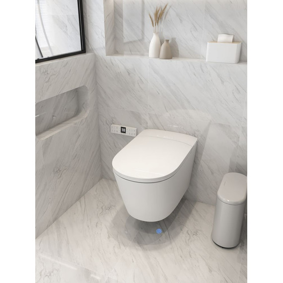 Унитаз-биде подвесной импульсный Abber Bequem AC1121S с крышкой микролифт фото 20