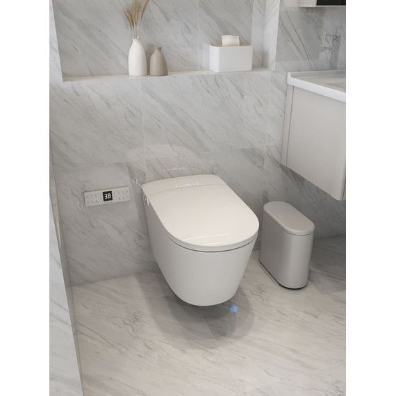 Унитаз-биде подвесной импульсный Abber Bequem AC1121S с крышкой микролифт фото 21