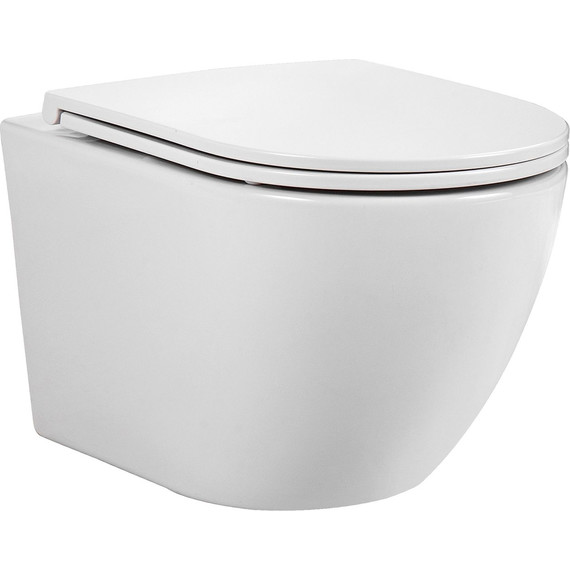 Инсталляция с подвесным унитазом комплект: TECEbase 2.0 9400413 с подвесным безободковым унитазом Aquatek Европа AQ1900T-00 сиденье микролифт, крепление, кнопка смыва белая (система смыва Торнадо) фото 17