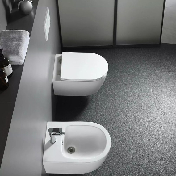 Инсталляция с подвесным унитазом комплект: TECEbase 2.0 9400413 с подвесным безободковым унитазом Aquatek Европа AQ1900T-00 сиденье микролифт, крепление, кнопка смыва белая (система смыва Торнадо) фото 21