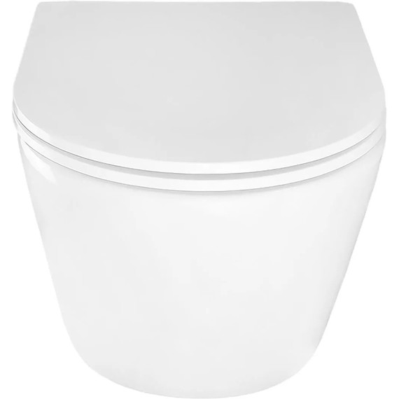 Инсталляция с подвесным унитазом комплект: TECEbase 2.0 9400412 с подвесным безободковым унитазом Azario Uno AZ-2380 сиденье микролифт, крепление, кнопка смыва хром глянцевый фото 7